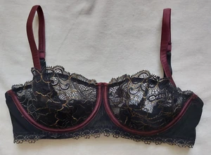 NEW Intimissimi Oh My Gold Bra Black & Gold 34B (UK& US) / 75B (EU) - Picture 1 of 3