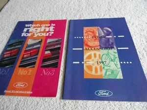 Ford Escort 1994 Werbung Verkaufsprospekt plus Ford Zubehörprospekt 1997 - Bild 1 von 23