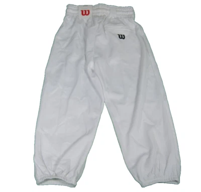 Wilson Youth Baseball Pull-Up Pants Youth Medium White. WTA4204B Foto 1 de 4