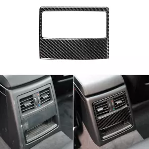 Carbon Fiber Rear Air Conditioner Outlet Panel Trim For BMW E90 3 Series 2005-12 - Picture 1 of 10
