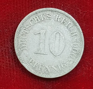 1900 10 Pfennig - Deutsches Reich - Deutschland - - Picture 1 of 2