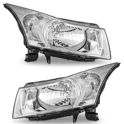 Pair Headlights Assembly For 2011-2015 Chevy Cruze /2016 Cruze Limited Headlamps Foto 1 de 4