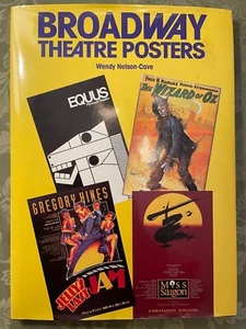BROADWAY THEATRE POSTERS-Wendy Nelson HC New Book Perfect for theatre lovers - Imagen 1 de 15