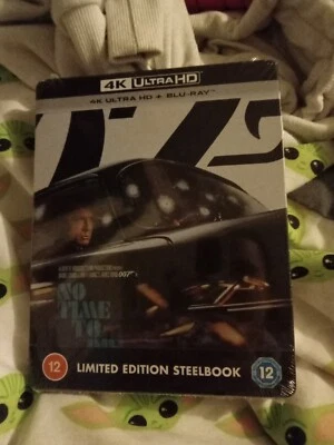 JAMES BOND 007 No Time To Die STEELBOOK Rare UK edition NEW Sealed DANIEL CRAIG - Image 1 of 2