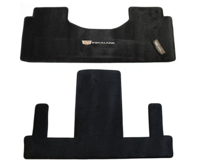 Alfombrillas Cadillac Escalade 2021+ color jet sillas Captain -2ª fila y 3ª fila Foto 1 de 3