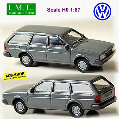 VW Passat B2 Variante 1981 1980-88 Tipo B2 Grigio Scuro Dark Gray 1:87 I. M. U. - Immagine 1 di 4