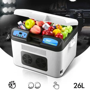 220V 26L Portable Car Fridge Compact Refrigerator AC/DC+LED Display 12V/24V - Picture 1 of 7