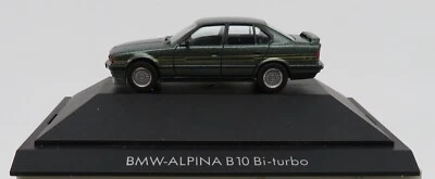 Herpa Private Collezione Ho 1/87 BMW Alpina B10 Bi Verde IN Metallo #30065 Box - Immagine 1 di 4