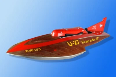 RC Boot Slo Mo Shun IV Renboot 1949 750mm Holzbauweise - Bild 1 von 4