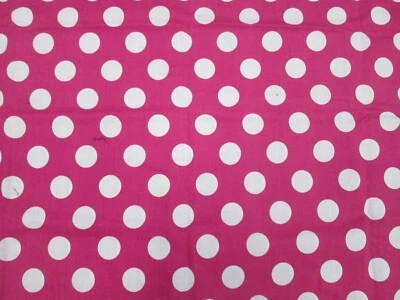 Lunares sobre Fondo Blanco -28"Lx16"W - ALGODÓN - ¡¡Muy Lindo!!! Foto 1 de 4