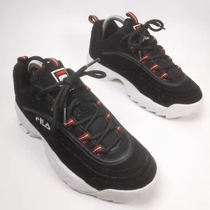 ~ FILA ~ Disruptor Chunky Platform Trainers Black & White ~ Womens UK Size 5.5 ~ - Picture 1 of 14