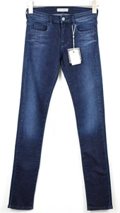 COP COPINE Calvisson Jeans Womens EU 34 Stretchy Blue Fade Effect Skinny Fit - Picture 1 of 6