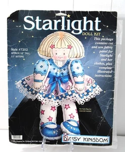 Nuevo de Lote Antiguo Starlight Daisy Kingdom Muñeca #7202 Azul 18" Muñeca 11" Sentada De Colección - Imagen 1 de 9