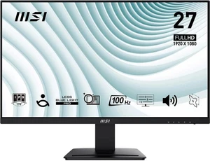 MSI PRO MP273A Monitor 27" FHD, IPS (1920 x 1080), fino a 100 Hz (con HDMI) - Foto 1 di 10