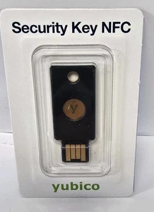 Yubico Security Key NFC – Multi-Factor Authentication, OATH MFA USB-A NFC - Photo 1/3