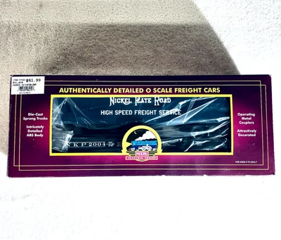 Flat Car w/ 48' Trailer: Nickel Plate Road #2004 (MTH #20-98415, O Gauge), +Box - Image 1 of 4