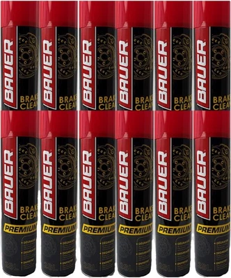 BAUER Bremsenreiniger 12 x 600 ml Auto Teilereiniger Reiniger Spray