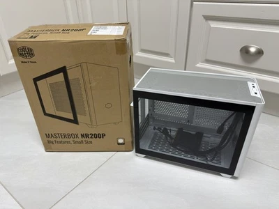 Cooler Master MasterBox NR200P Mini-ITX - Glass Side Panel PC Case White Boxed - Image 1 of 4