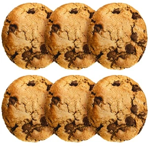 6 Pcs Chocolate Chip Cookie Pillows 13.4 Inch 3D Digital Print Decorative Rea... - Picture 1 of 7