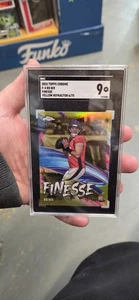 2024 Topps Chrome Bo Nix Finesse Yellow /75 SGC 9 RC Broncos - Picture 1 of 1
