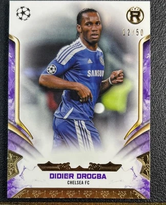 Didier Drogba 2024-25 Topps Reverence UEFA Club Competitions Purple 12/50 #47 - Image 1 of 2