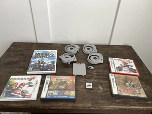 Lot of Mario 3DS DS EMPTY CASES W/ Manuals + Wii Rock Band 2 CIB Zelda Kart 7 ++ - Picture 1 of 11