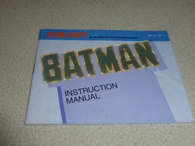 NINTENDO NES BATMAN INSTRUCTION MANUAL BOOKLET ONLY SUNSOFT