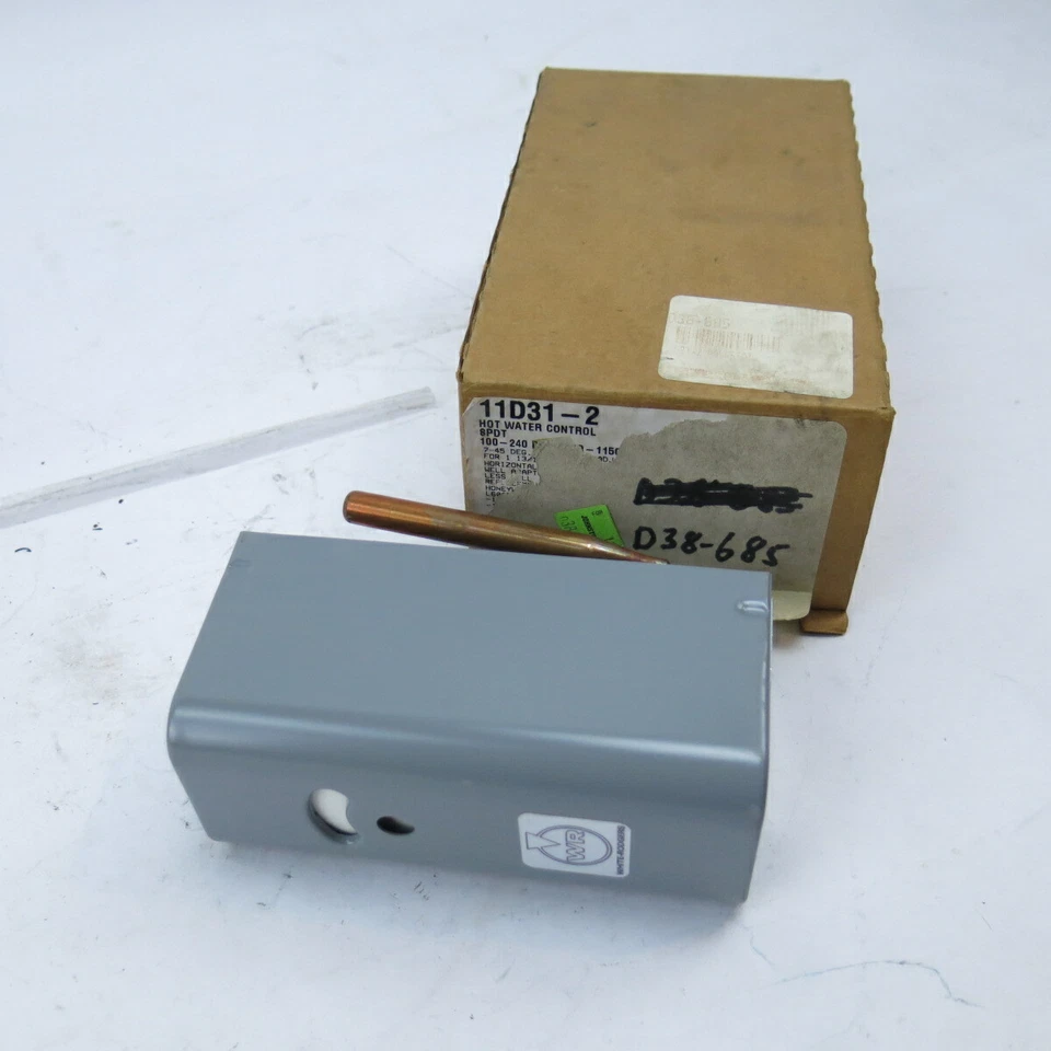 Control de agua caliente de inmersión de pozo White Rodgers 11D31-2 SPDT Foto 1 de 4