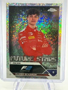 2023 Topps Chrome F1 Oliver Bearman Future Stars Mini Diamond /299 Ferrari - Picture 1 of 2