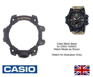 Casio Bezel for GWG-1000, Black with yellow text for GWG-1000DC 10531541 Genuine - Picture 1 of 4