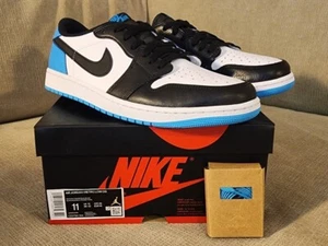 Nike Air Jordan 1 Retro Low OG 'UNC' Powder Blue Black - Sz 11 (CZ0790-104) - Picture 1 of 13