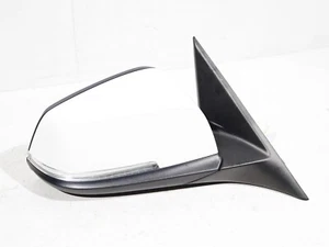 12-18 BMW 3 SERIES RIGHT DOOR MIRROR RH HEATED NO CAMERA WHITE PEARL A96 OEM - Picture 1 of 10