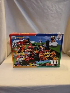 1997 RoseArt MarioKart 100 Piece Jigsaw Puzzle Nintendo 64 Licensed - Picture 1 of 7
