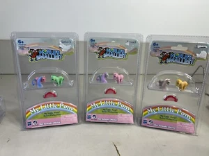 Brand New Complete Set Of 3 World's Smallest My Little Pony MLP SERIES 1 - Picture 1 of 4