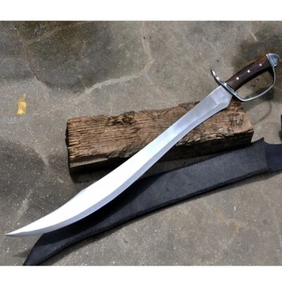 CUSTOM HANDMADE D2 TOOL STEEL VIKING SWORD HUNTING CAMPING SWORD COMBAT SWORD - Image 1 of 4