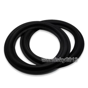 2 piezas de reparación de círculo envolvente de borde de goma con altavoz de 7"" pulgadas 167 mm/6,57"" - Imagen 1 de 7