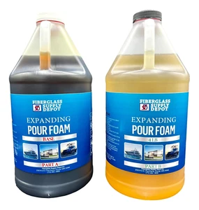 4 Lb. Density Expanding Pour Foam, 2 Part Polyurethane Closed Cell Liquid Foam f - Picture 1 of 5