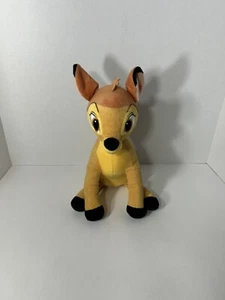 Disney Bambi 12" Plush Sitting Stuffed Animal Walt Disney Embroidered Eyes - Picture 1 of 5