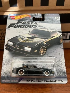 HOT WHEELS 2019 Premium Fast and Furious 1/4 Mile Muscle 77 Pontiac Firebird T/A - Picture 1 of 5