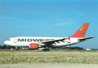 Postcard Airline Midwest Airlines A310-304 Su-Mwb Cc9.