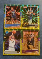 2020-21 Donruss Basketball GREEN & YELLOW LASER Parallels with Rookies You Pick