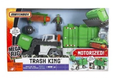 Matchbox Mega Rig Trash King Building System Approc. 12" x 6" High Ultra Rare... - Image 1 of 2