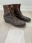 50s 60s Vintage Red Wing Moc Toe Boots 751, 9.5AA