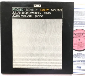 Julian Lloyd Webber, John McCabe – Fricker / Berkeley / McCabe / Dalby DSLO 18 - Picture 1 of 5
