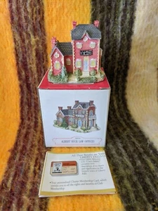 LIBERTY FALLS VTG 1994 Americana Collection AH54 Albert Buck Law Offices 2-5/8" - Picture 1 of 2