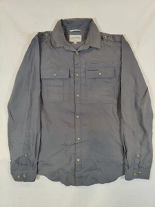Craghoppers Shirt Men's Medium Button Up Utility Adventure Outdoor Hiking Gray - Picture 1 of 8
