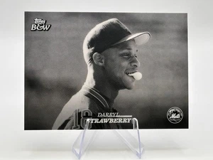 2021 Topps Black & White Darryl Strawberry #GI - Bild 1 von 2