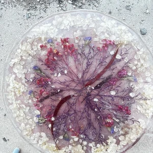 Handgefertigter Blumenständer Sedona Kunstharz | Funktionale Kunst  - Bild 1 von 4