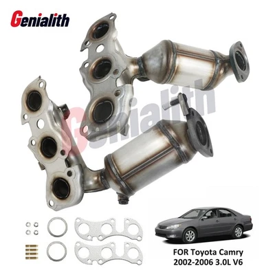 Manifold Catalytic Converter for 2002-2006 Toyota Camry 3.0L V6 BANK 1 & BANK 2 - Image 1 of 4