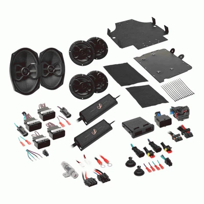 Altavoces HARMAN Infinity 6, 2x Amplificador, Harley 14-22 Saddle Tramp Accesorios Foto 1 de 4